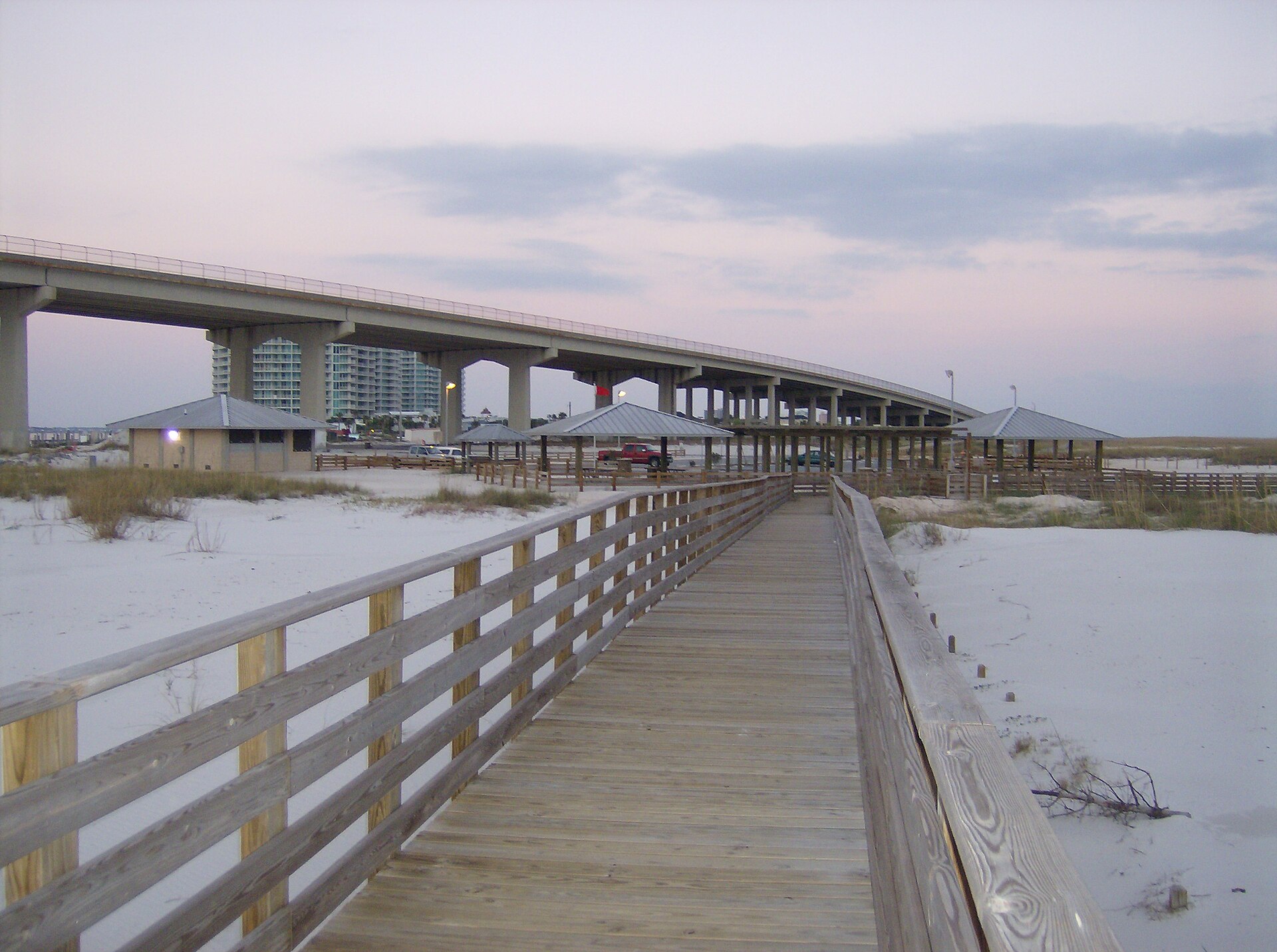 Gulf State Park at Florida Point near Perdido Pass, Orange Beach, Alabama